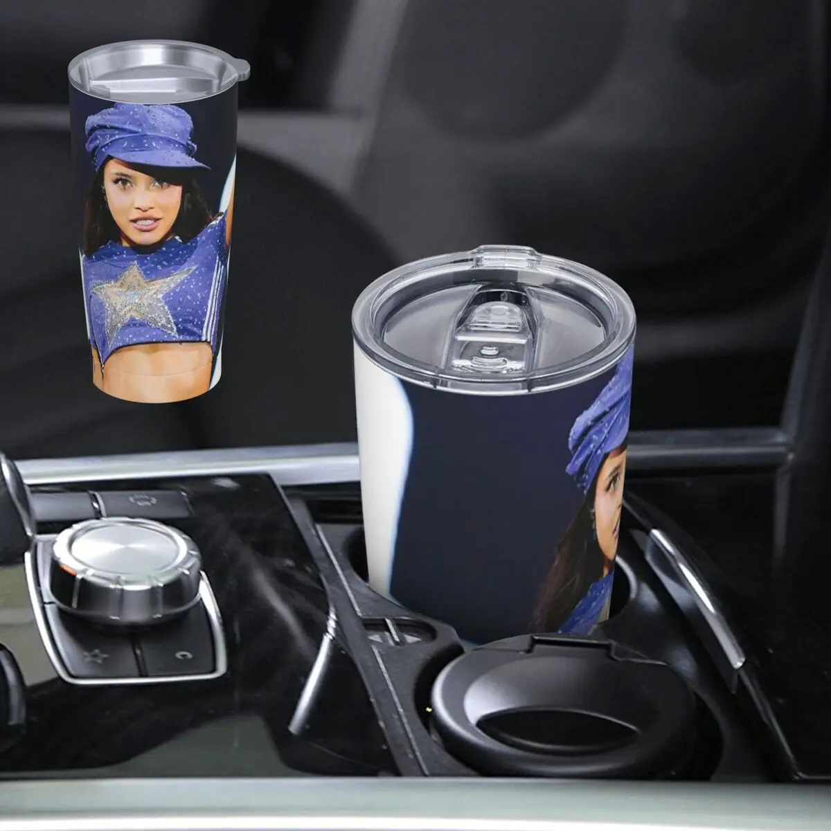 Singer Emilia Mernes Cover Emilia Mp3 Stainless Steel Tumbler Vacuum Insulated Mug Thermal Cold Cup Straws With Lid 20oz