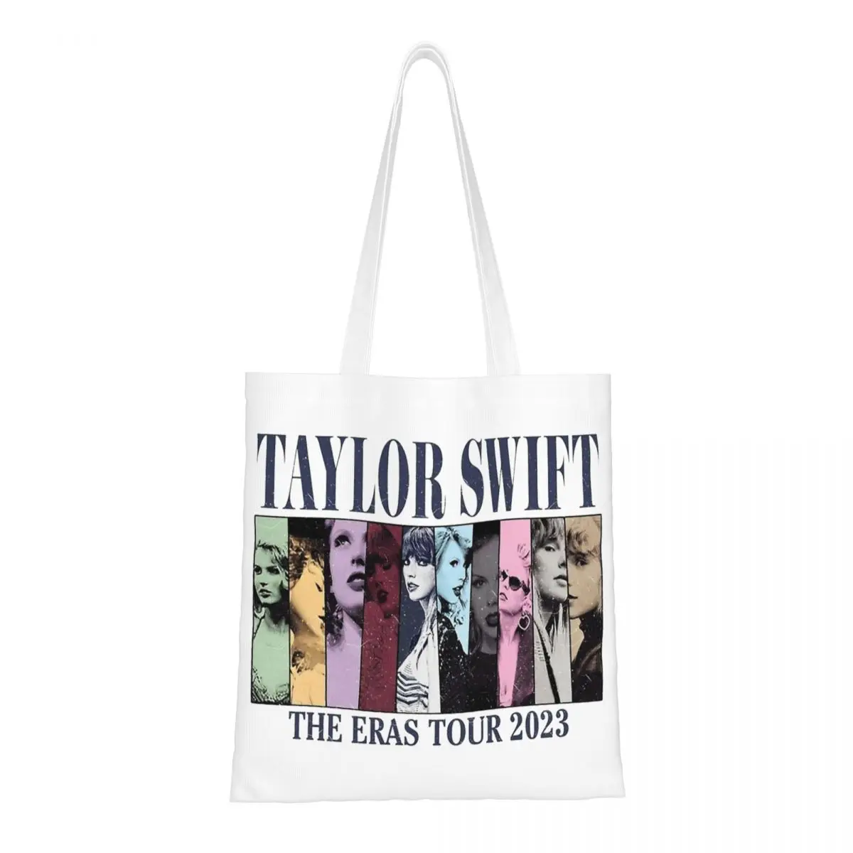 Women Men Swifties Eras Tour 2023 Tote Bags Large Capacity Grocery Bag for Shopping Handbags