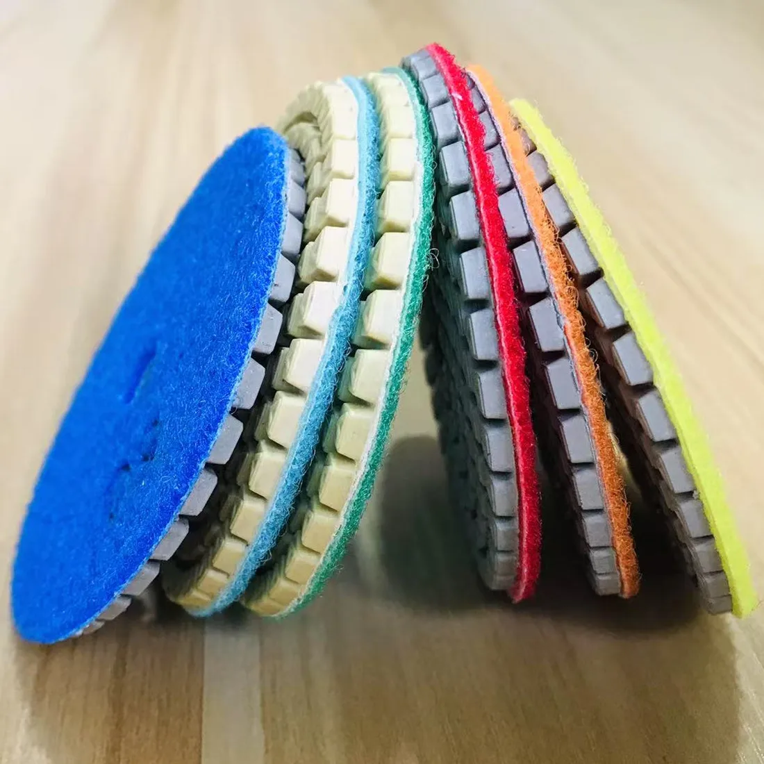 1-7Pcs 3 Inch 80mm Diamond Wet Polishing Pad Sharp Flexible Grinding Discs For Granite Marble Stone Concrete Floor