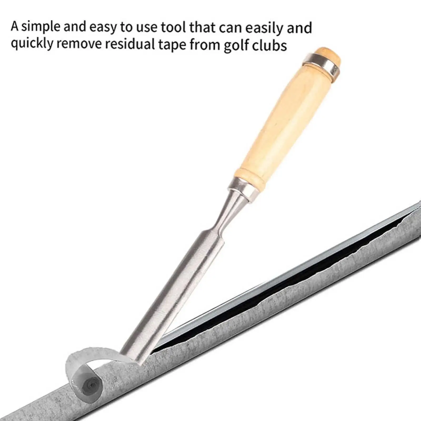 Golf Grip Tape Peeling Tool Steel Shaft Stripper Portable Grip Replacement Kit for Golf Club Maintenance and Practice Equipment - view 6