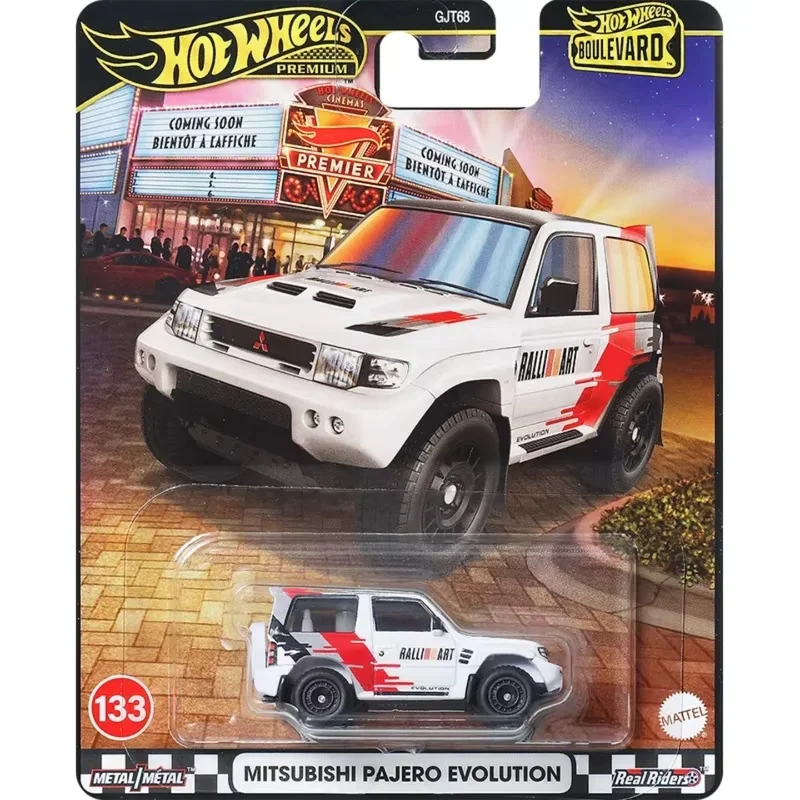 Echte Voorraad Hot Wheels Gjt68 Boulevard D Case Serise Benz 500slc Lamborghini Phantom Pajero Evo Legering Model Auto Verrassing Geschenken