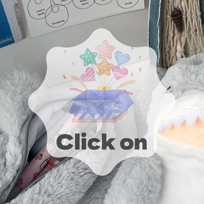 Cute Plush Ocean Shark Pencil Case Cosmetic Bag Portable Large Capacity Pen Pouch Stationery Storage Box School Office Supplies