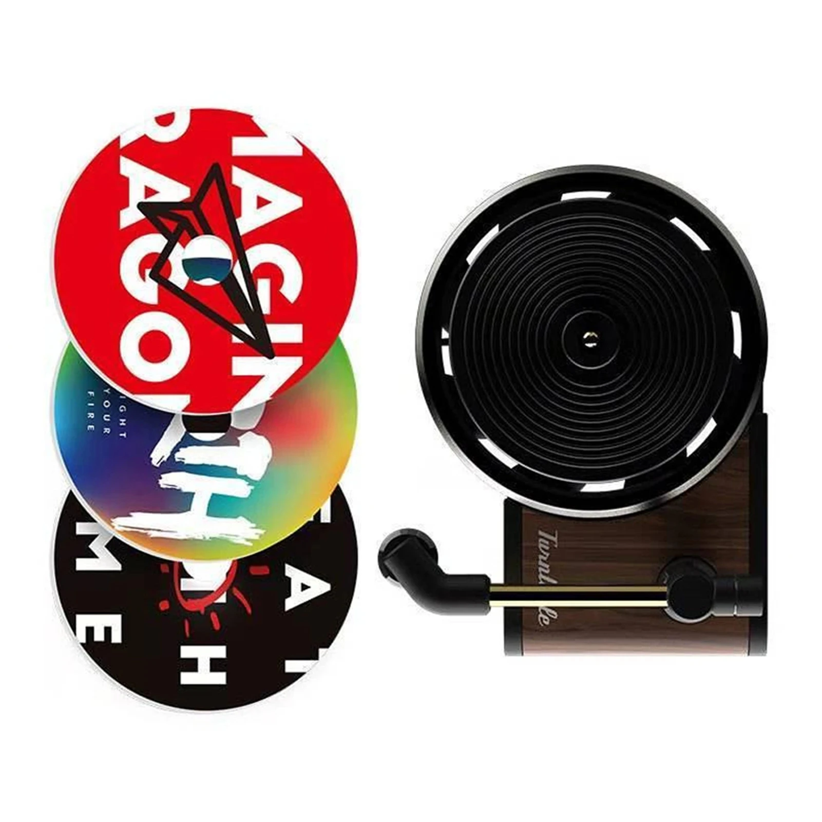 

Car Air Freshener Perfume Turntable Car Perfume Clip Spin Phonograph Air Vent Outlet Aromatherapy Clip Smell Diffuser