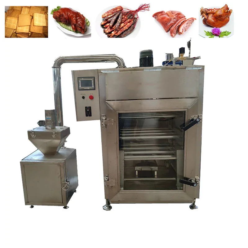 Vegetable Cooked Smoked Fish Oven/Chicken Meat Food Smokehouse  /Automatic Smoking Oven