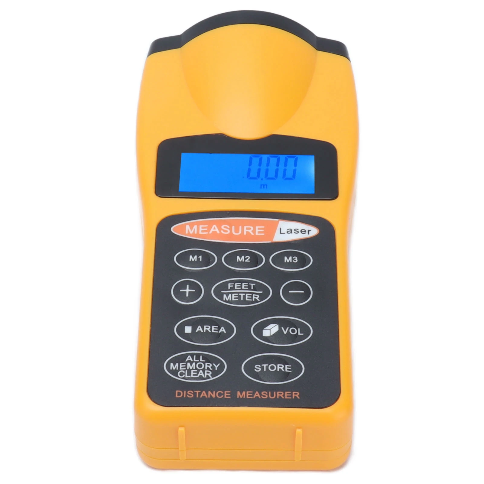 LCD Display Ultrasonic Distance Measurer Ultrasonic Portable Handheld Measuring Tool Area Volume Measurement Electronic Ruler