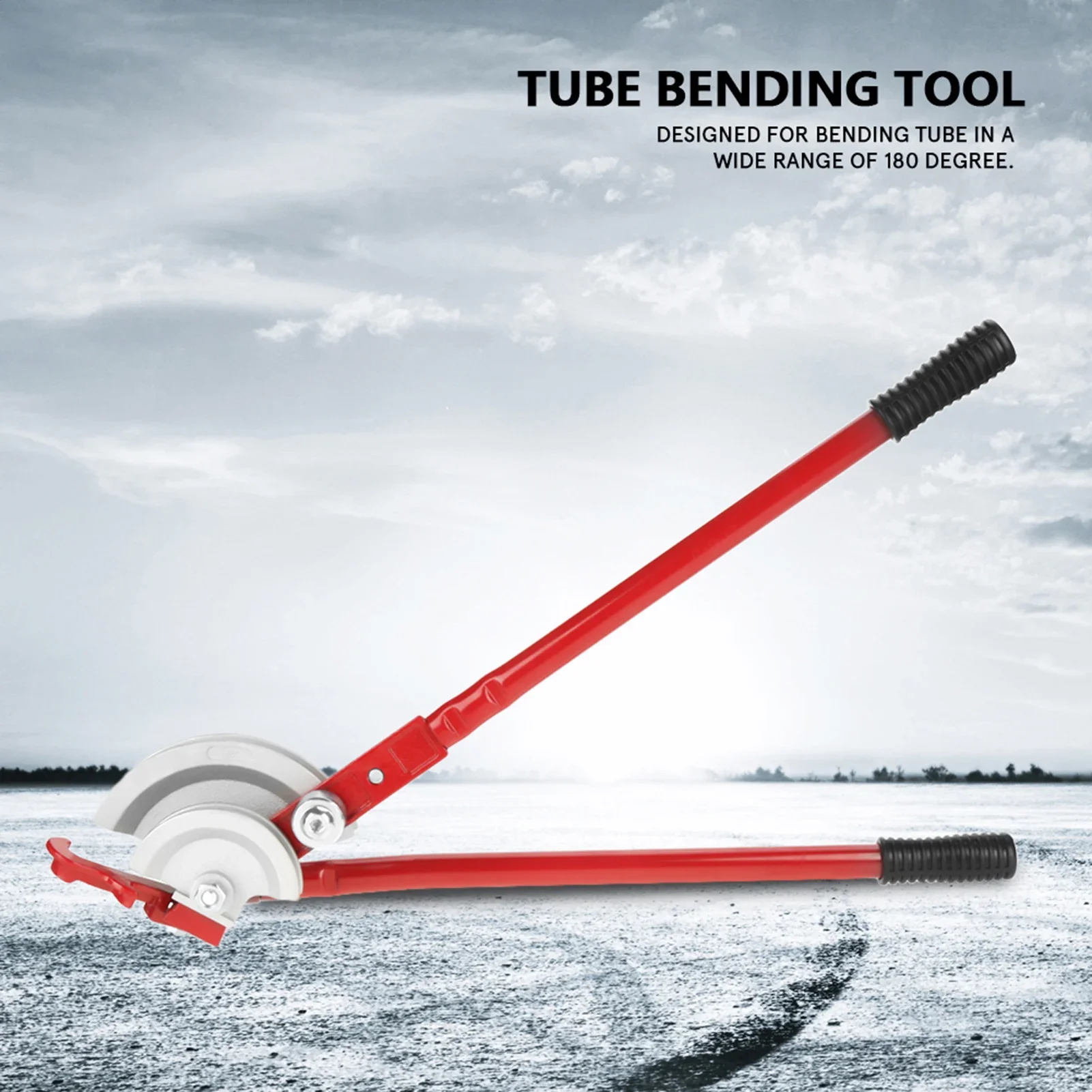 15mm/22mm 2 in 1 180° Handheld Red Pipe Bender Heavy Duty Tube Bending Tool