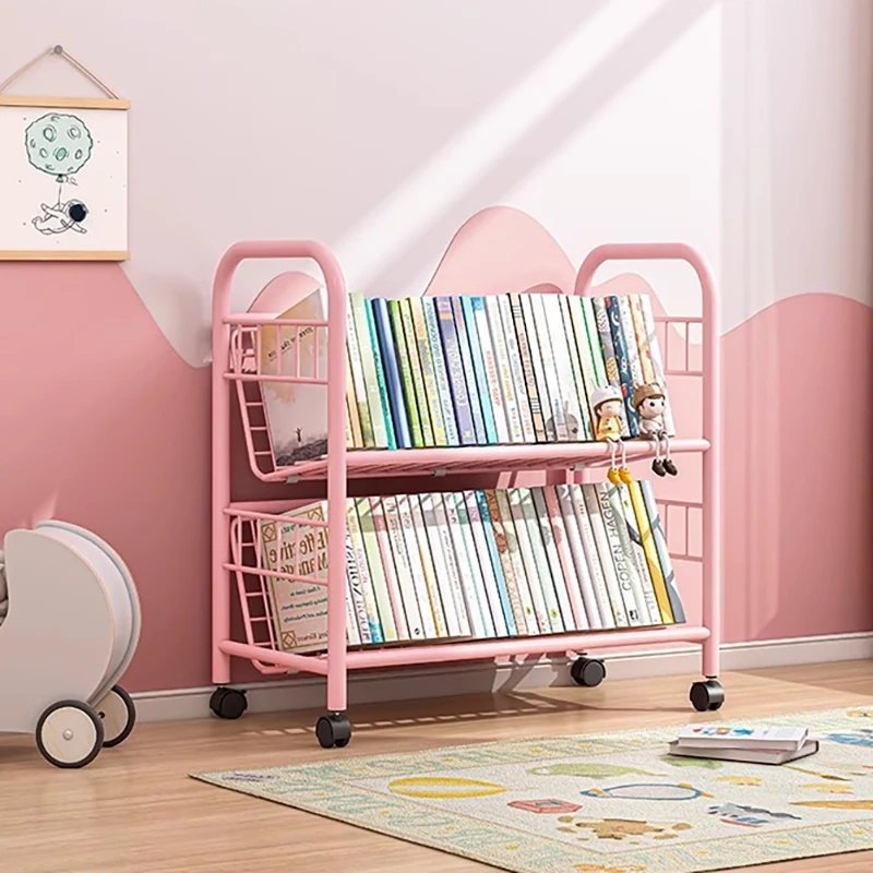 

Toy Storage Racks Bookshelf Simple Narrow Cabinet Children Luxucy BookshelfDisplay Organizer Modern Estante De Livros Furniture