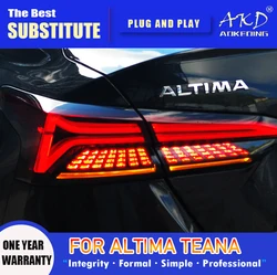 AKD Tail Lamp for Nissan Teana LED Tail Light 2018-2021 Altima Rear Fog Brake Turn Signal Automotive Accessories