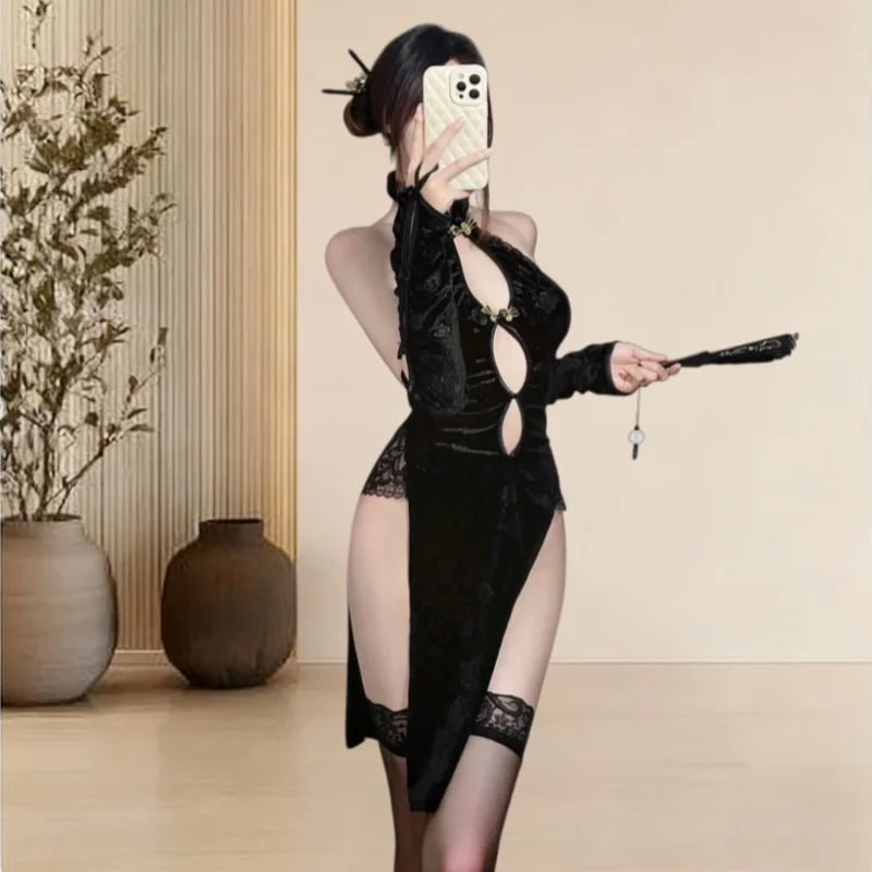 Ultimatives sexy Nachthemd für Damen, flirten, heißes Dessous-Set, Rollenspiel und Versuchung, Einheitsgröße, Geburtstagsgeschenk