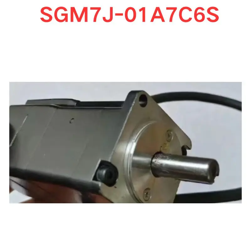 Used OEM disassembled parts SGM7J-01A7C6S servo motor Functional test OK