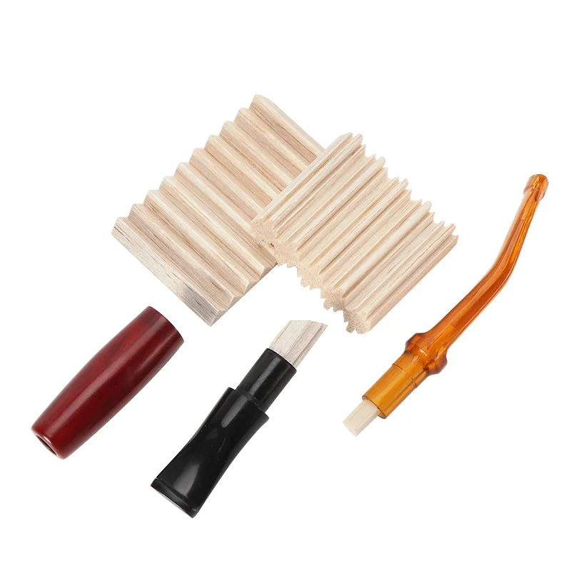 Balsa Wood Pipe Filter 6mm 9mm Pipe Filter Element for Tobacco Pipe Smoking Accessories