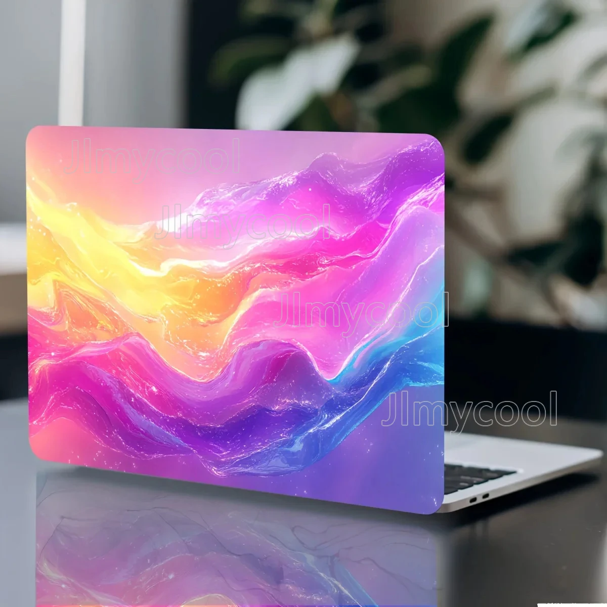 

Vinyl Laptop Shell Rainbow Sticker Scratch Resistant DIY Art Protective Cover, Suitable for Laptops - Easy To Stick and Designed