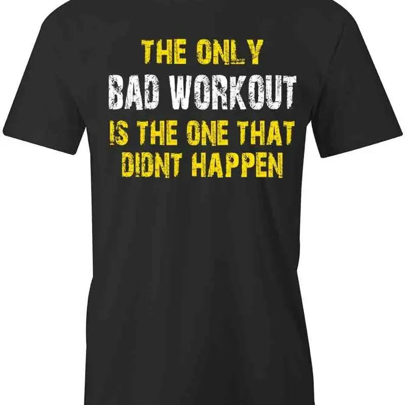 

Футболка THE ONLY BAD WORKOUT d Хлопковая одежда для спортзала S1BSA682