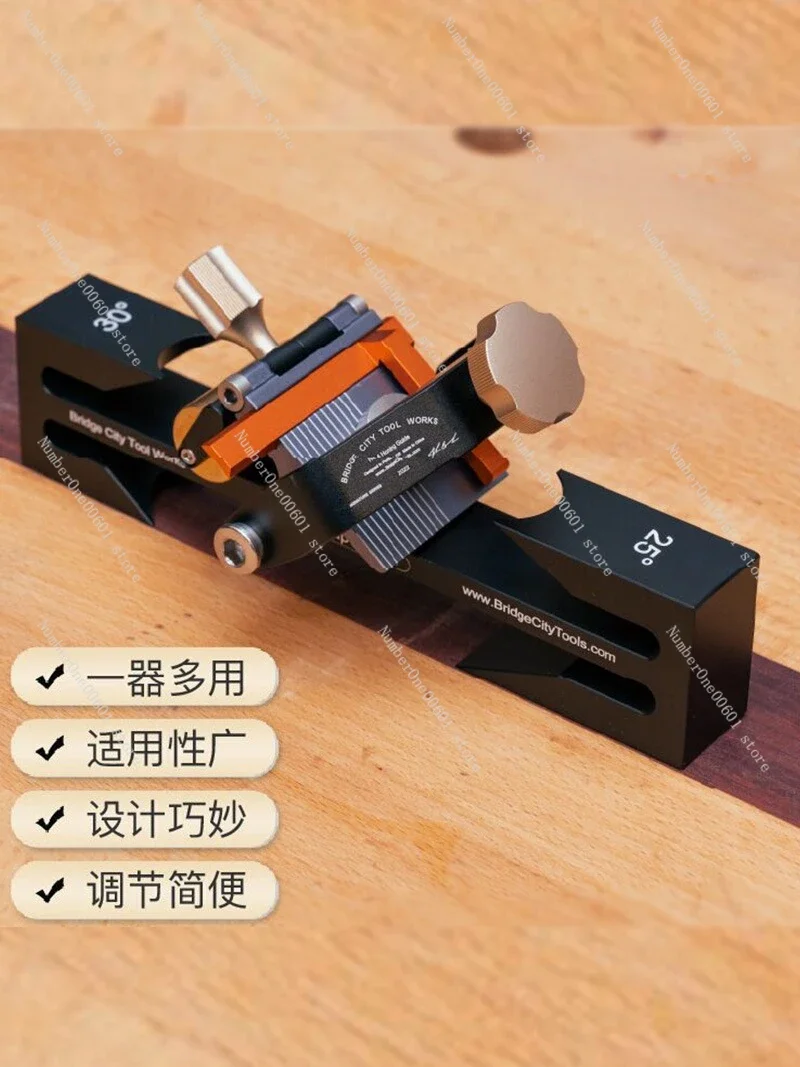 

HG-4 Sharpening Guide for Precise Grinding and Angle Setting, Fast and Accurate Planing Knife, Chiseling Shovel