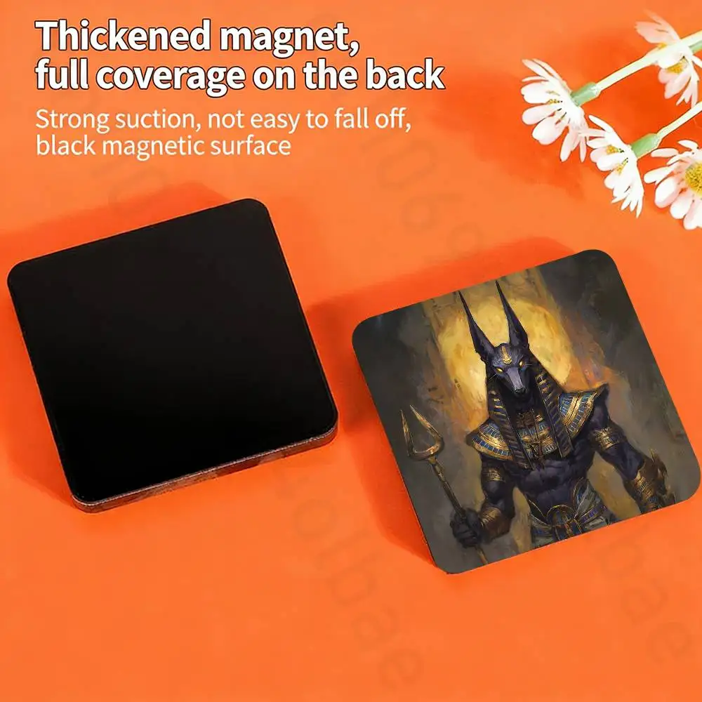 Egyptian Myth Anubis Fridge Magnets Magnetic Refrigerator Memorial Gifts For Kitchen Office Locker Travel Home Deco