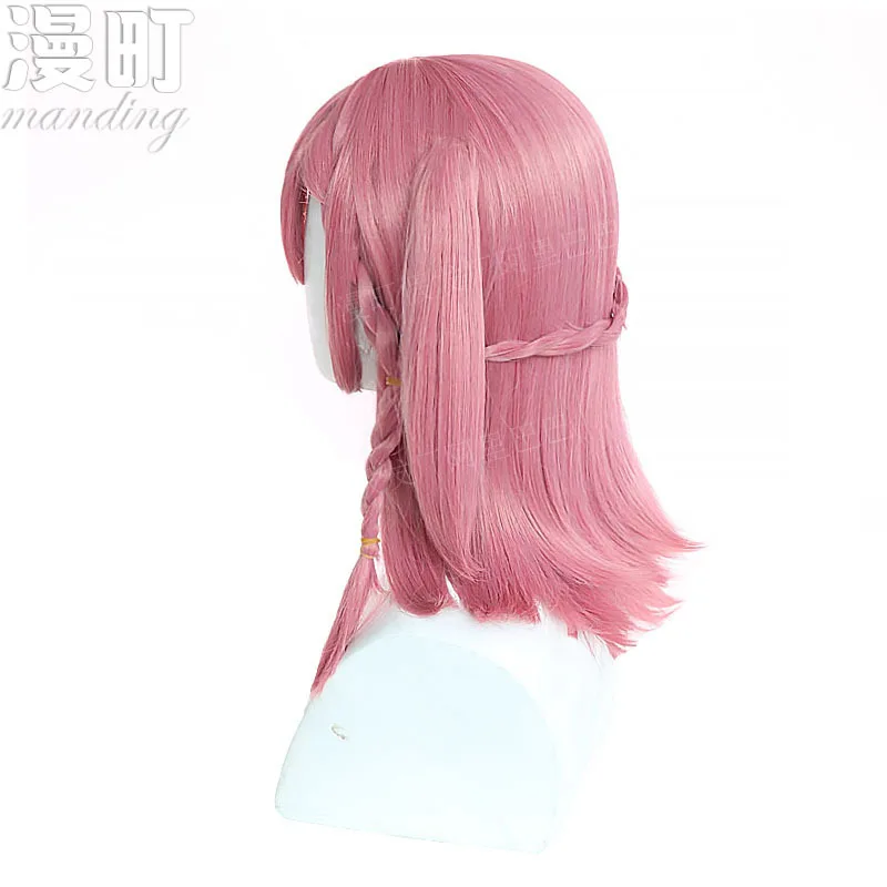 Aisda cosWig Collapse Star Dome Railway 수제 포니테일 레드 디자인 가발