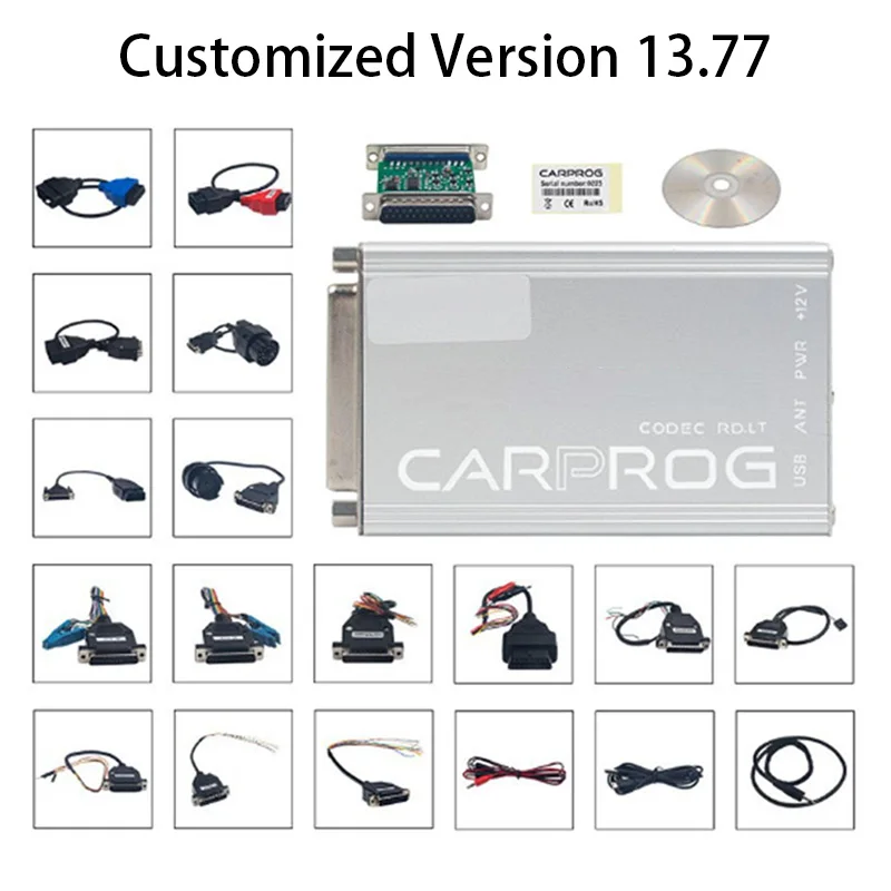 

2025 Newest carprog V13.77 V10.93 V8.21 Car ECU Programmer Chip Truning OBD2 Diagnostic Programming Tool