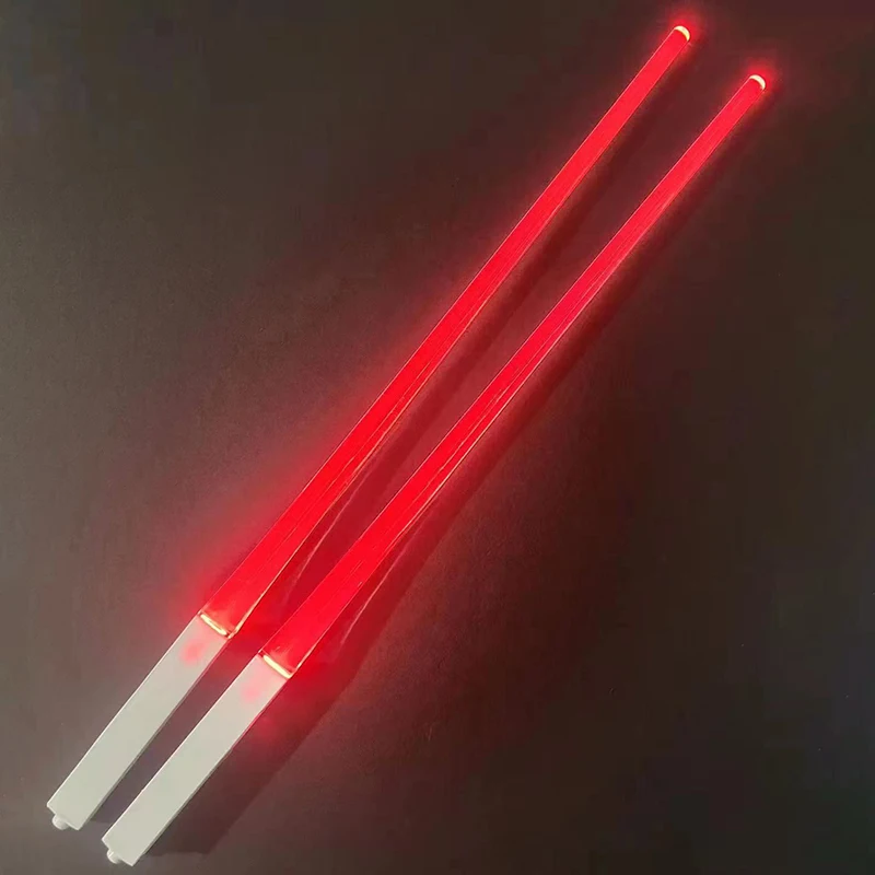 1 PCS LED Lightsaber Luminous Chopsticks Detachable Washable Reusable Free Tableware For Kitchen Dinner