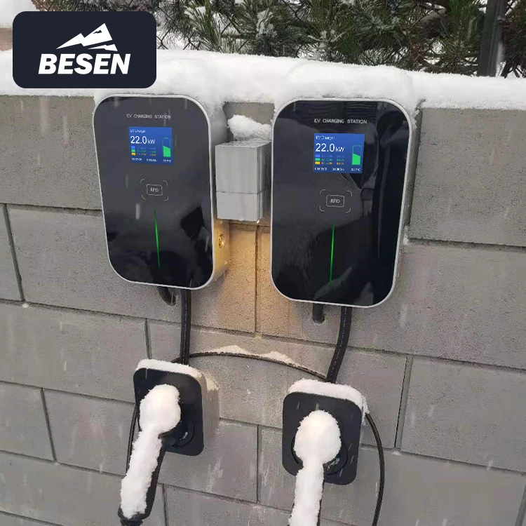 Mode 3 22KW 3 Phase EV Charger Level 2 Electric Car Charging Station