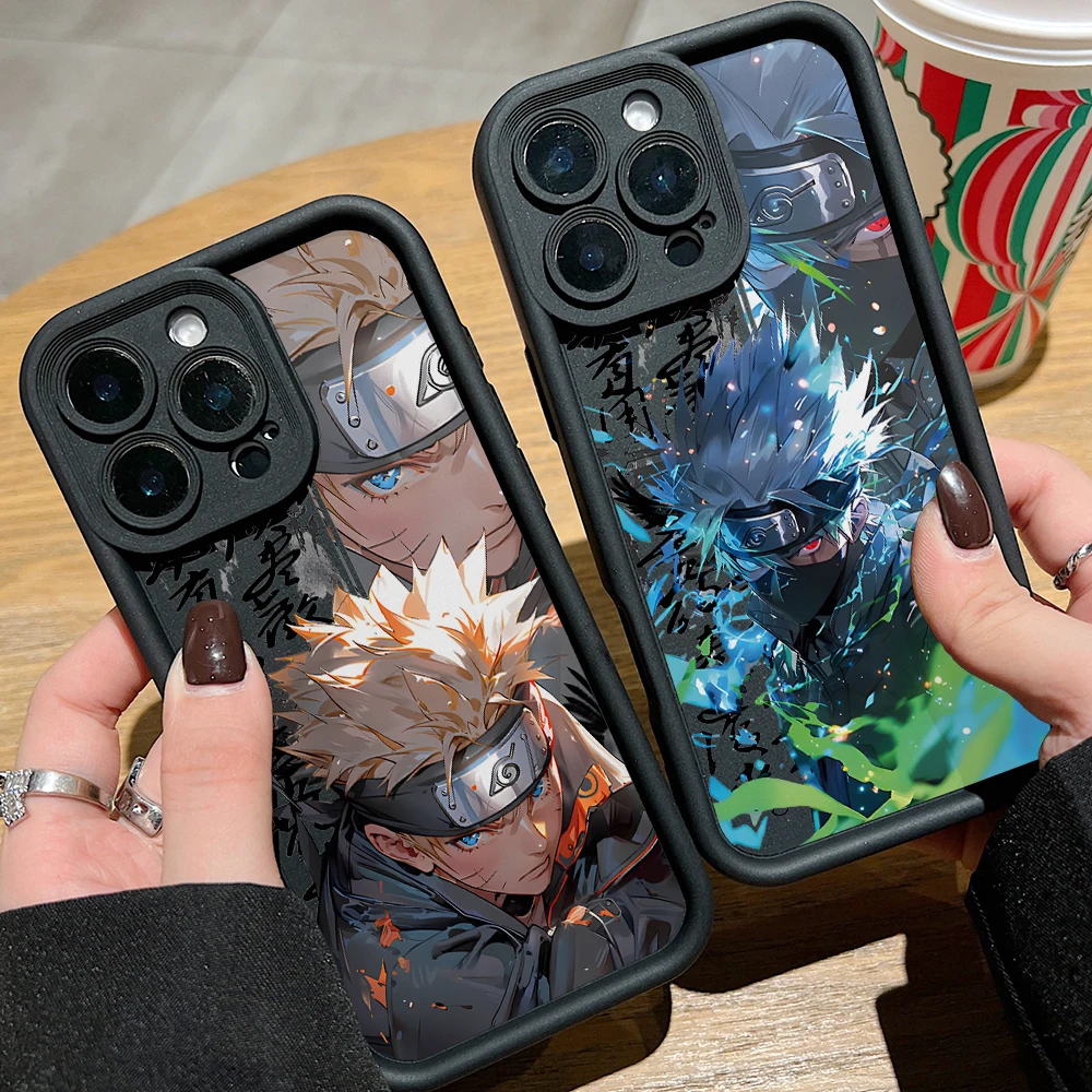 Чехол для телефона NARUTOs Kakashs Sasuke для Apple iPhone 17 Air 16 16e 15 14 Plus 13 12 11 Pro Max X Xs XR 8, мягкий чехол из ТПУ