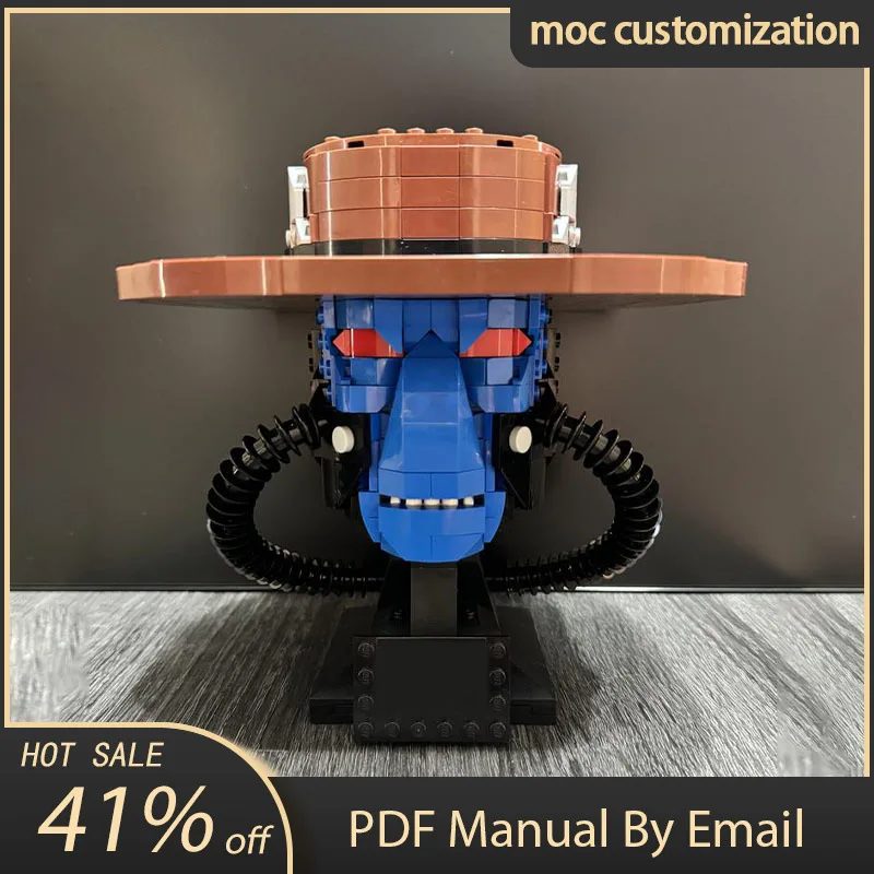 

690 шт. Moc Space Wars Cad Bane шлемы модель строительные блоки кирпичи образовательные сборки игрушки для детей подарки на день рождения