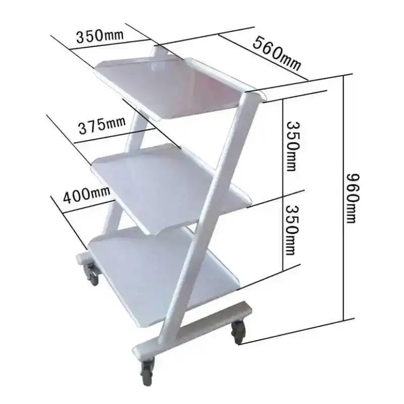Immagine 5: Carrello Estetista, Arredamento per Salone di Bellezza, Mobili Estetici Professionali, Tavolo da Trucco, Arredamento per Salone di Parrucchiere