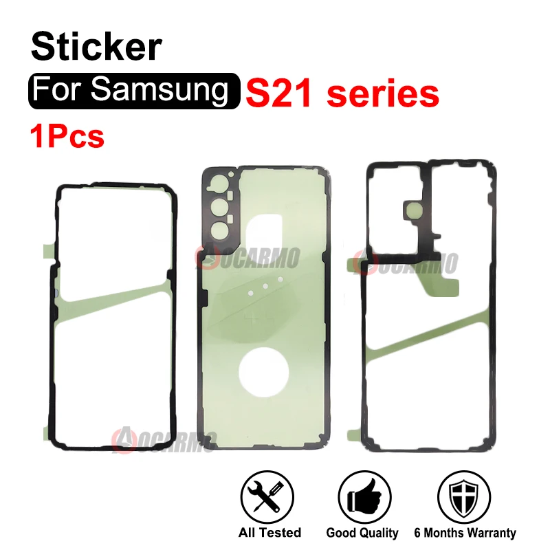 Klej do Samsung Galaxy S21 Plus S21+ S21fe S21U Ultra Przedni ekran LCD i tylna bateria Naklejka Klej Część zamienna
