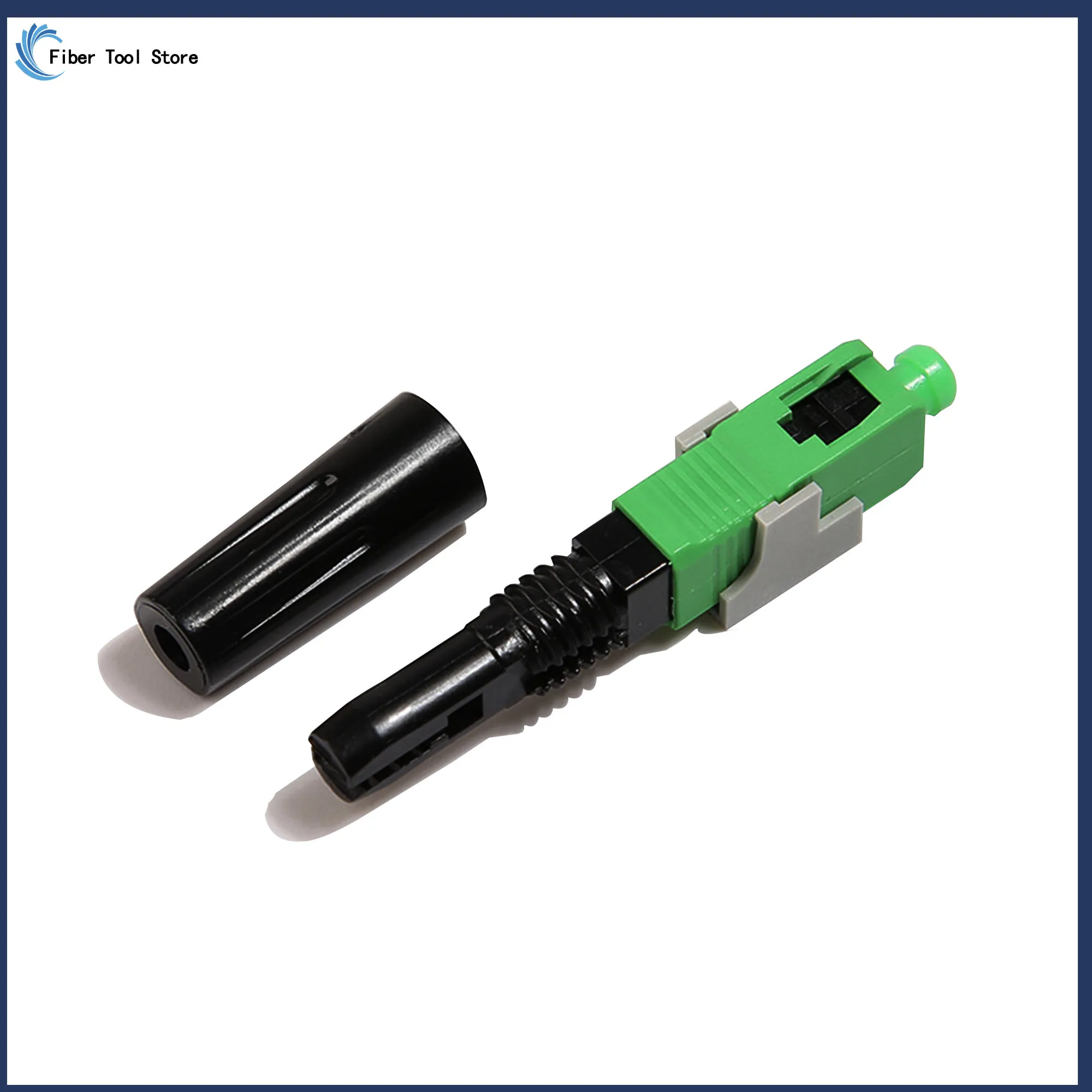 Optical Fiber Connector Fast Connector Blue And Green Plastic Optical Fiber SC APC Connector UPC Fast Cold Connection Adapter