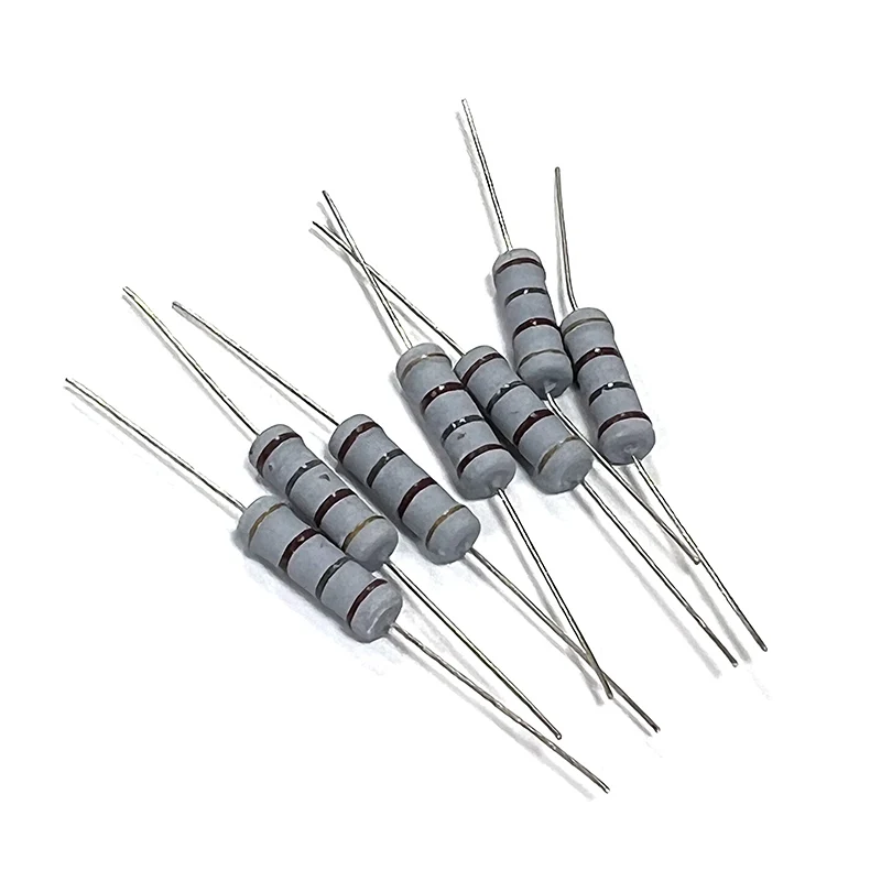 10pcs 5W Carbon Film Resistor 1R8 18R 180R 1K8 18K 180K 1.8 18 180 R K Ohm 1R-1M 5%