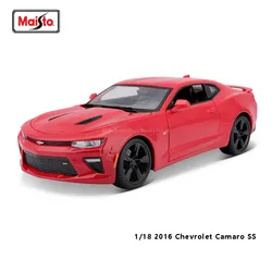 Maisto 1:18 2016 Chevrolet Camaro SS 50th Anniversary Brand Alloy Car Model Static Die Casting Model Collection Gift Toy Gift