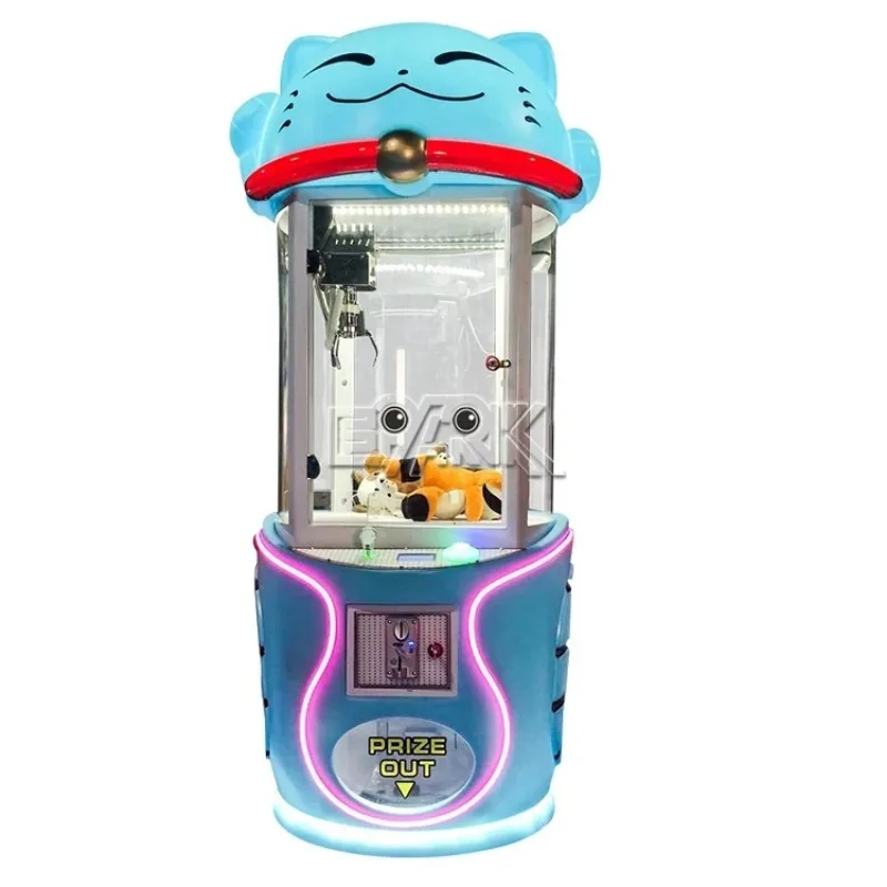 Crawl doll machine, coin coin coin, video game city, clip doll machine, entertainment grab snack gift machine