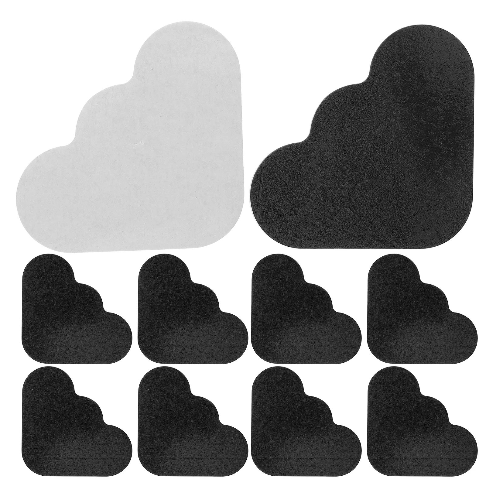 10 قطع من ملصقات وسادة السجاد غير القابلة للانزلاق تحت البساط لتأمين الأثاث، التصاق قوي لا يترك أثرًا لسلامة المكاتب المنزلية