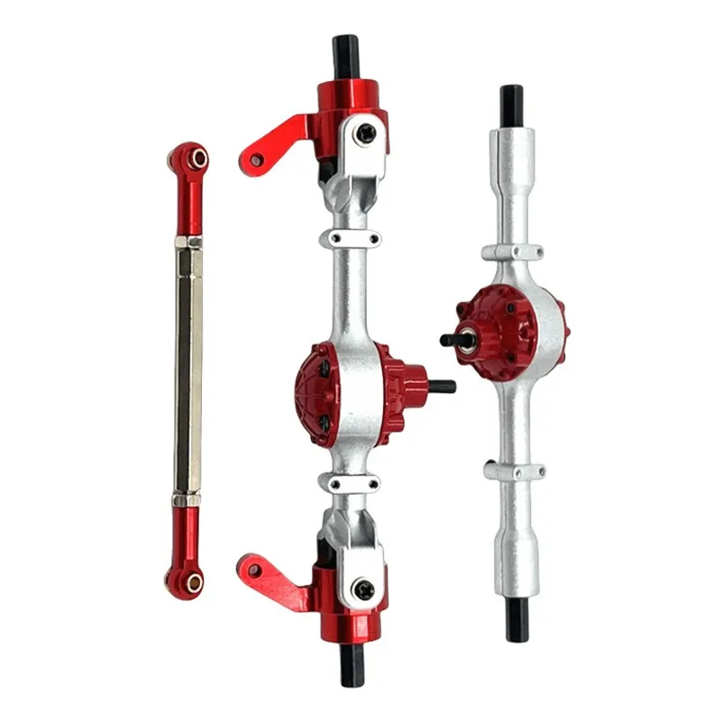 ABUM-Front And Rear Axle Assembly Kit For RC Car Accessory Upgrades- For WPL 1/16 C44 C34 FJ45 Models