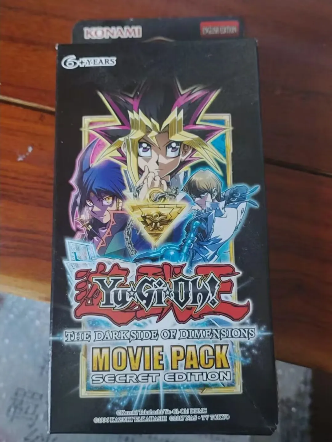 Yugioh KONAMI Duel Monsters THE DARK SIDE OF DIMENSIONS MOVIE PACK SECRET 1st Edition English Collection Sealed Booster Box