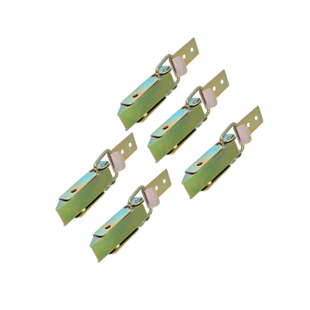 5Pcs Finish Metal Hasp Latch for Suitcase Luggage Case Box Making Jewelry Storage Chests Home Office Shop Replacement