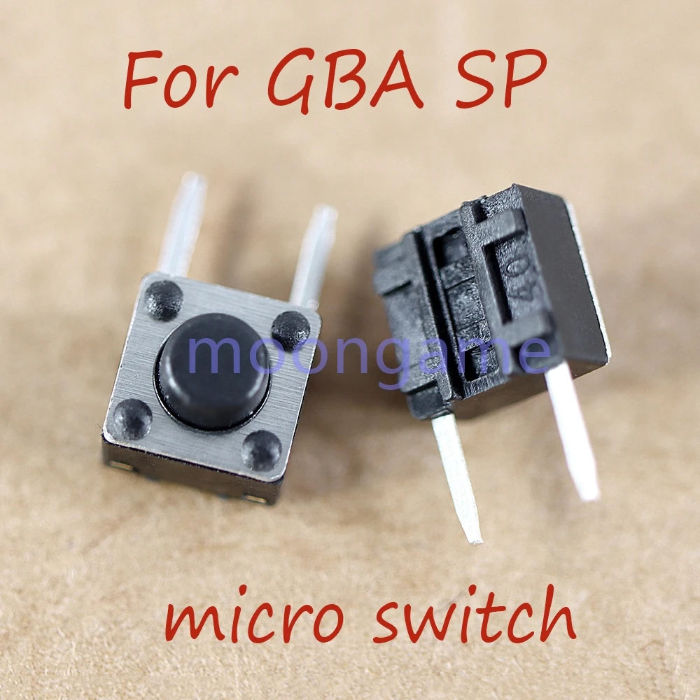 2pcs For GameBoy Advance SP Left Right Shoulder Trigger Button Switch For GBA AP L R Key Micro Switch Replace Part
