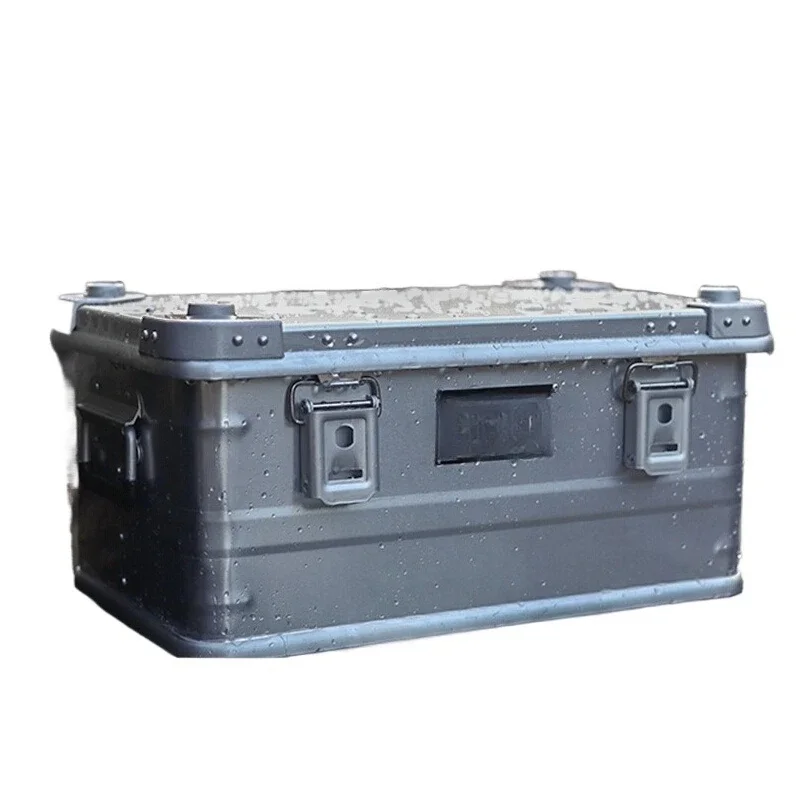 

Aluminum-magnesium alloy outdoor camping storage box, large-capacity car backup storage