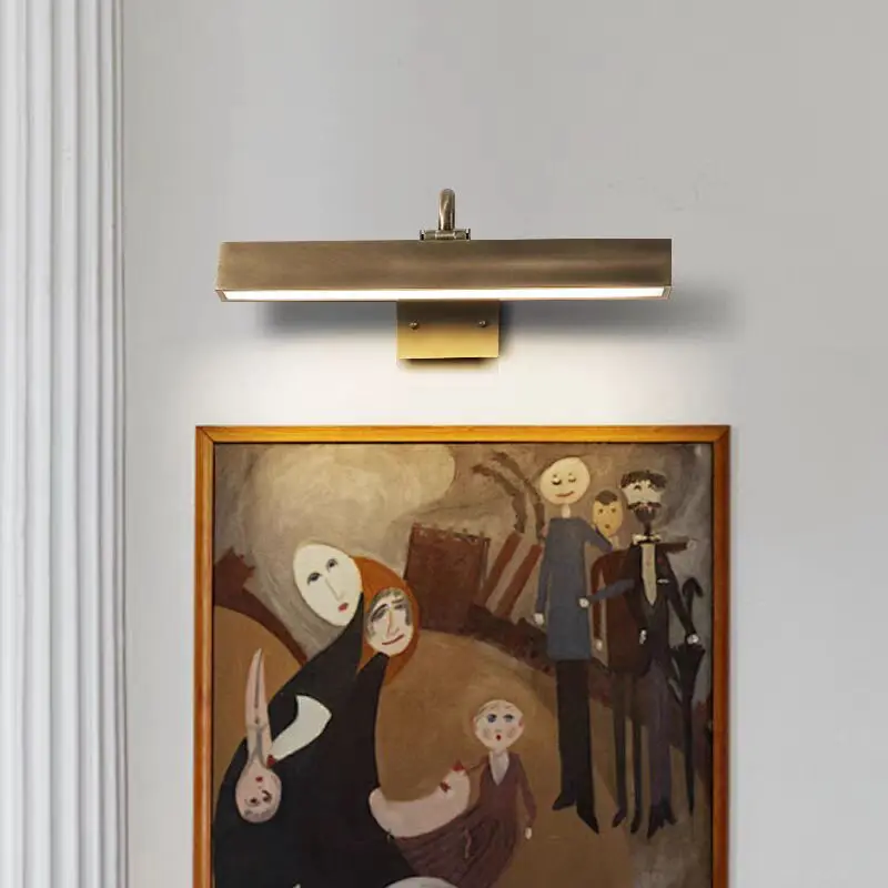 European style full copper outdoor sign wall lamp, waterproof sign lamp for storefront entrance, door light for villa entrance,