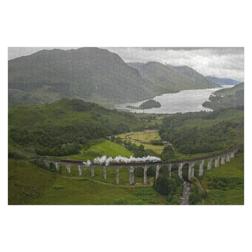 Glenfinnan Viaduct rompecabezas nombre juguete de madera juguetes para niños juego niños rompecabezas