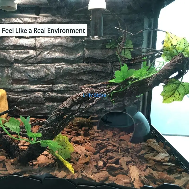 Plants Artificial Vines for Climbing Habitat Decor Branches for Lizard