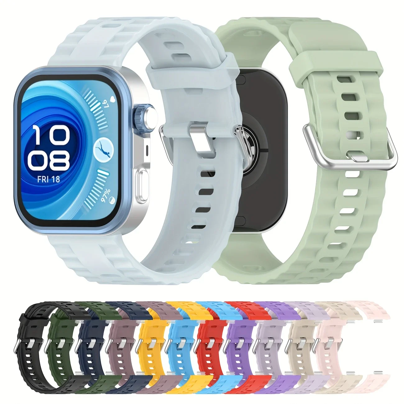 Correa de silicona Original para Huawei Watch Fit 4 Pro, accesorios de Correa, pulsera deportiva de repuesto para Huawei Watch fit 4 3