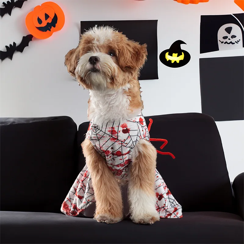 Newfashion Herbst Haustier Halloween Kostüm Hund Kleid Mit Flügeln Party Outfit Nette Festival Kleidung Für Dogscat Haustier Kleidung