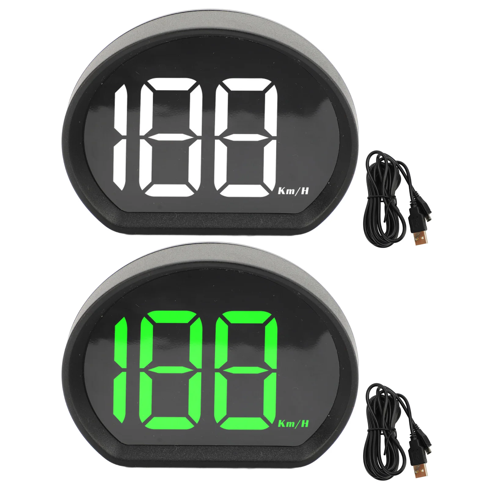 

Car HUD Speedometer Universal USB Cable Plug and Play Large Font LED GPS Digital Speedometer for All Cars