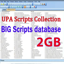 UPA Programmer Script Files Collection Database  About 2GB