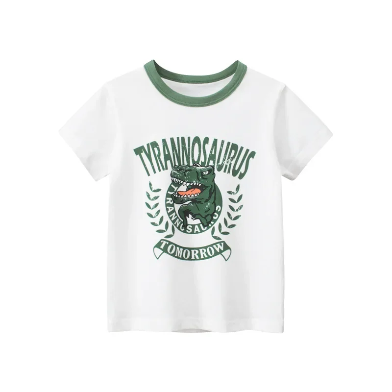 Children's clothing summer new 2024 Korean version children's short sleeved T-shirt for boys and babies clothing