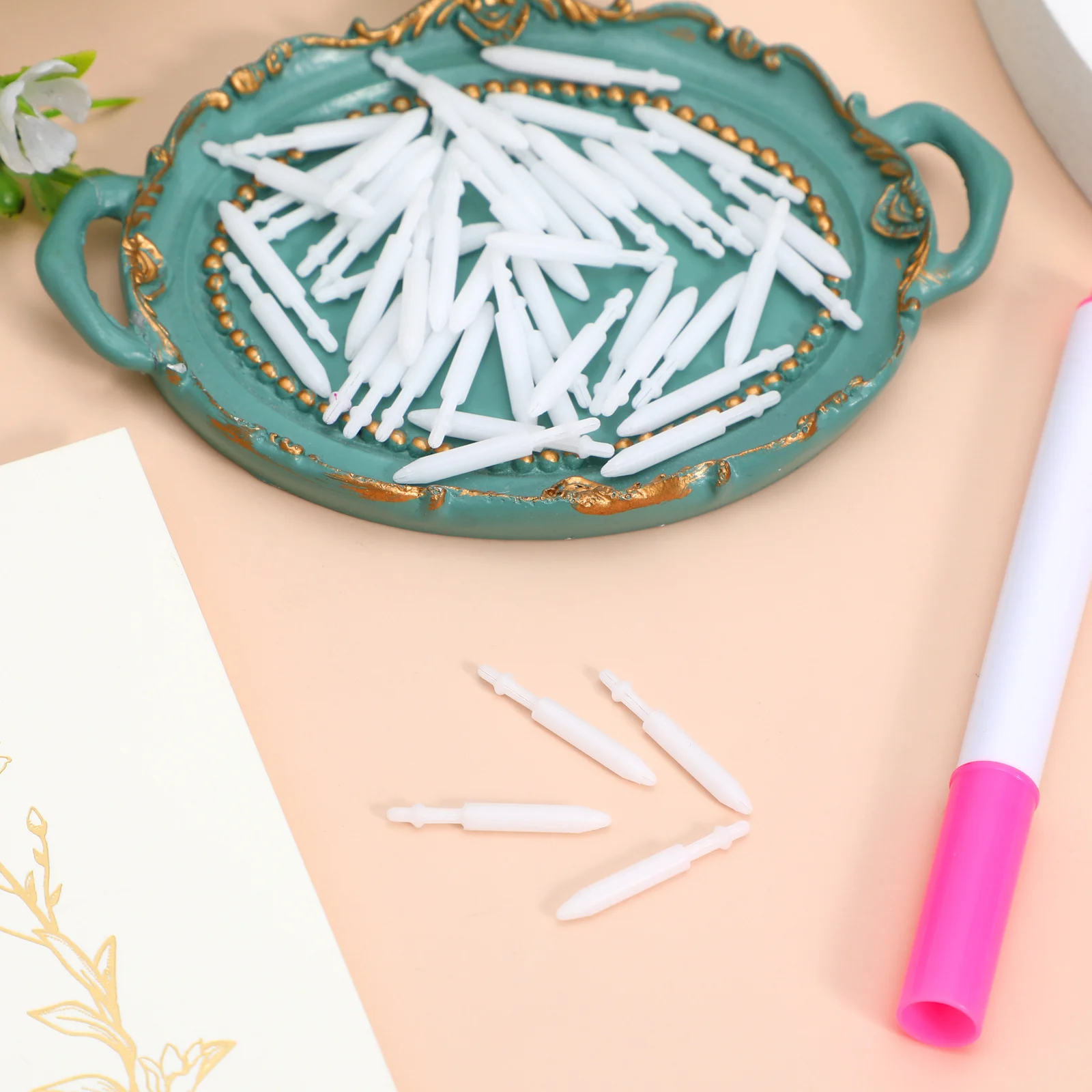 

50 шт., 0,7 мм, сменные наконечники для ручек, наконечники для маркеров, акриловые наконечники для ручек, портативные аксессуары для классной комнаты