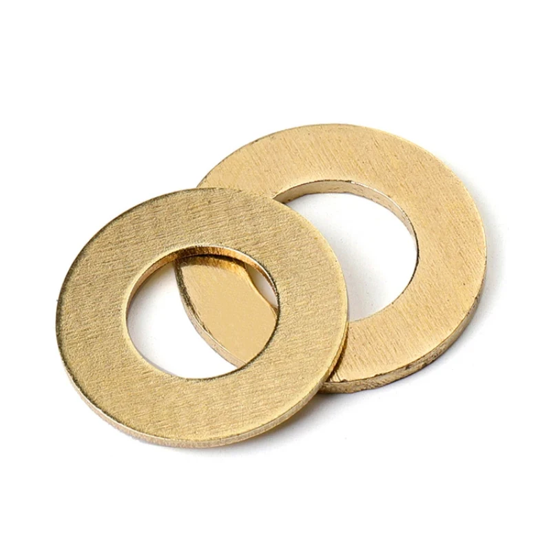 

Anti-Rust Solid Brass Flat Washer GB97 Standard M2 to M22 for Screw Sealing Gasket, Industrial Machine Parts