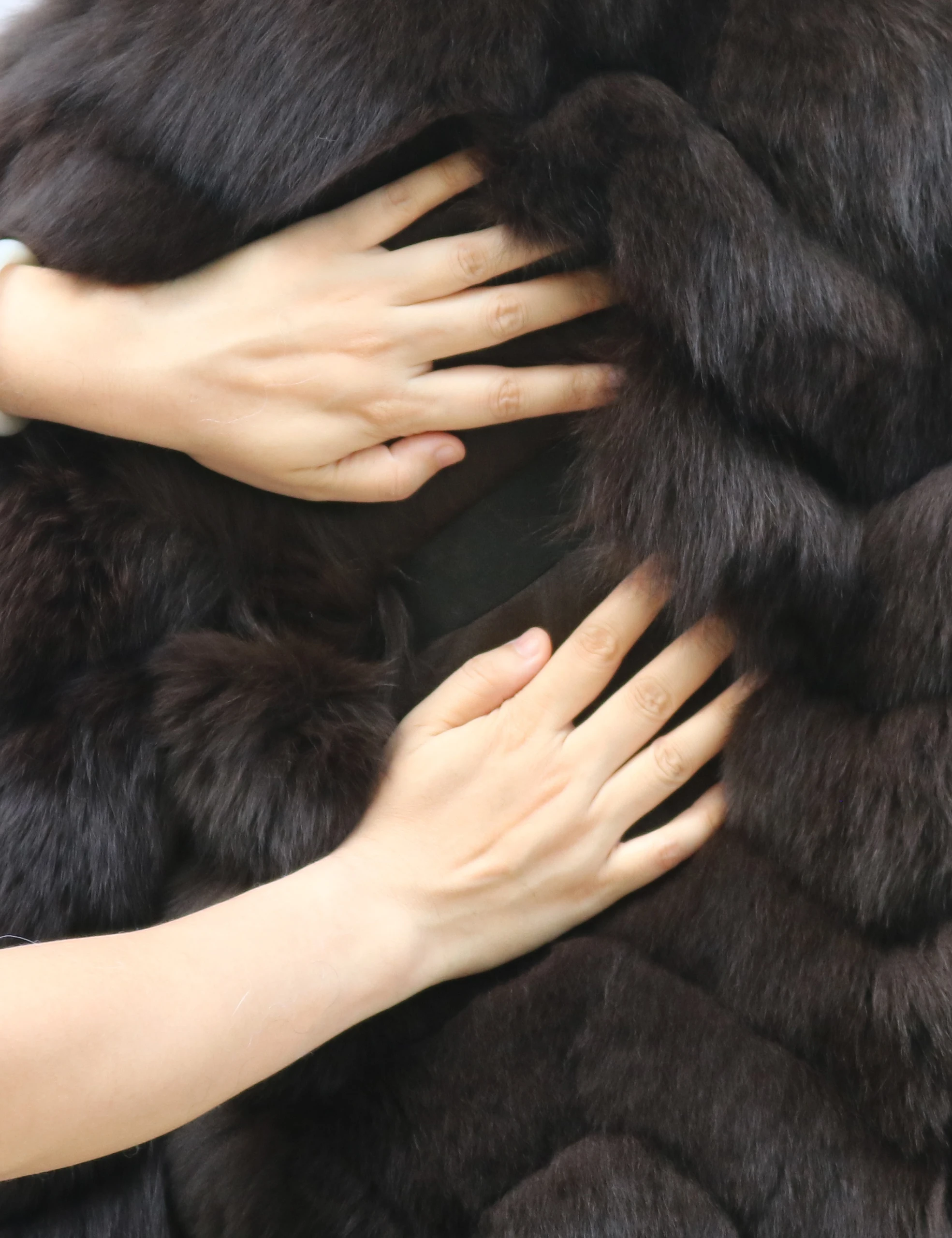 Cappotto di vera pelliccia di volpe Cappotti di pelliccia di volpe naturale invernale da donna Moda di lusso di alta qualità Giacca corta da 50 cm all'ingrosso