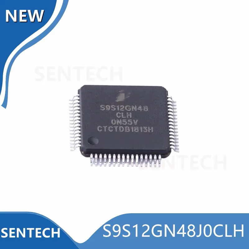 

10PCS New original S9S12GN48J0CLH LQFP-64 6-bit MCU, S12 core, 48KB Flash, 25MHz