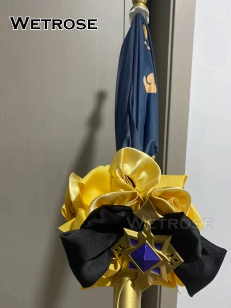 【Wetrose】 In Stock Navia Umbrella Cosplay warfare Props Costume Accessory Staff Weapon Model Gear Genshin Impact Halloween